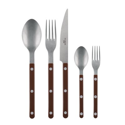 Set de 5 couverts de table, Bistrot Vintage SABRE