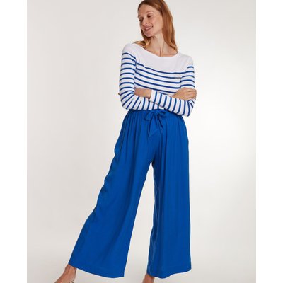 Pantalon de grossesse Sahel Bleu Electrique CACHE COEUR