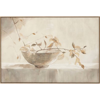 Tableau toile acrylique  naturel branche décorative murale RECOLLECTION