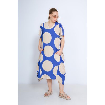 Robe longue en imprimé gros pois JEAN-MARC PHILIPPE