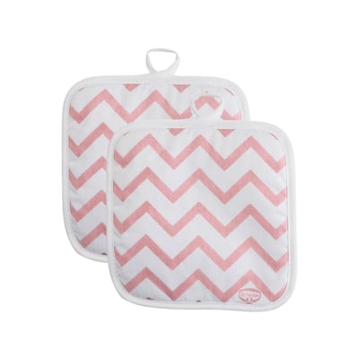 Lot de 2 maniques 20/ en coton avec 2 ustensiles BAKER EDITION DR OETKER