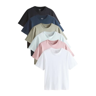 T-shirt en coton essential, lot de 6 NEXT
