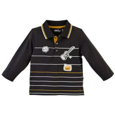 Polo manches longues bricius SUCRE D'ORGE
