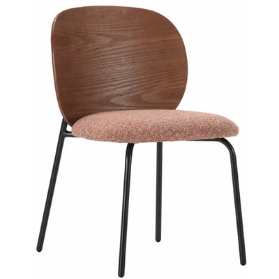 Chaise en frêne massif et tissu RECOLLECTION