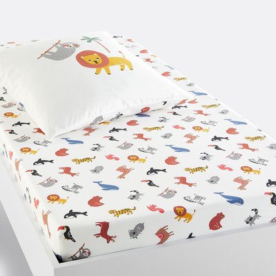 My World 100% Organic Cotton Fitted Sheet LA REDOUTE INTERIEURS