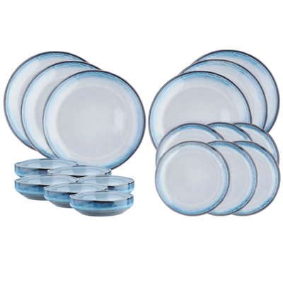 Lot de 18 set les essentiels en grès, GENESIS BJORN