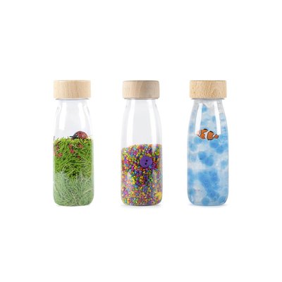 Lot de 3 bouteilles sensorielles PETIT BOUM