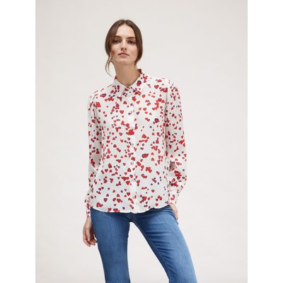 Chemise en crêpe imprimé coeurs MOTIVI