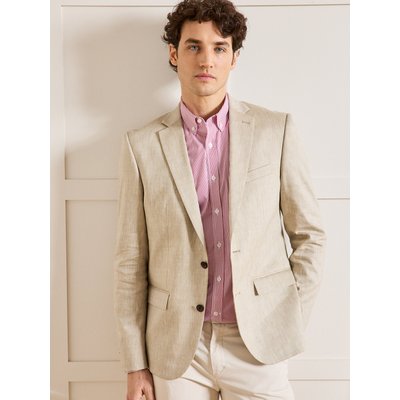 Veste de costume tissu coton et lin CYRILLUS
