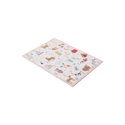 Puzzle abécédaire 28 pièces en carton VERTBAUDET