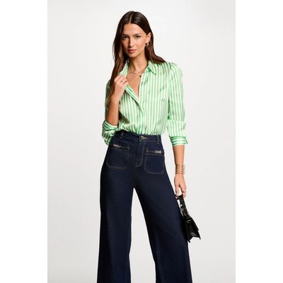 Chemise manches longues rayée MORGAN