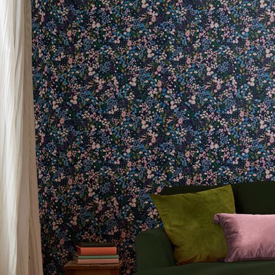 Papier peint Liberty fleuri d'une nuit d'été JOULES