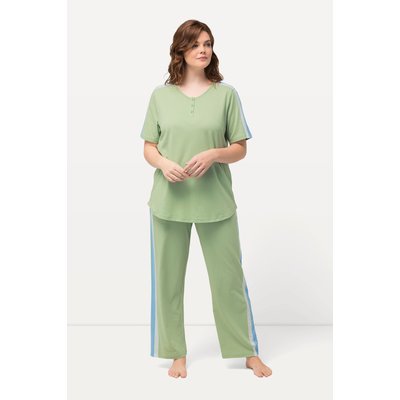Pyjama, rayures fantaisies, col rond ULLA POPKEN
