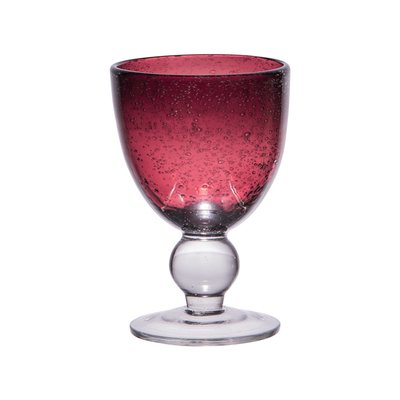 Verre à pied 28 cl artisan bullé   (lot de 6) TABLE PASSION