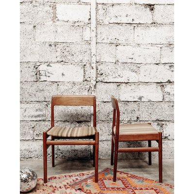 Paire de chaises scandinave Alma N°56 - Bon état DEBONGOUT