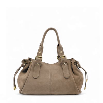 Sac bowling en croûte de cuir PRINCESSE SUEDE OH MY BAG