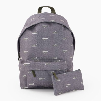 Sac à dos et trousse AOP skates MONOPRIX