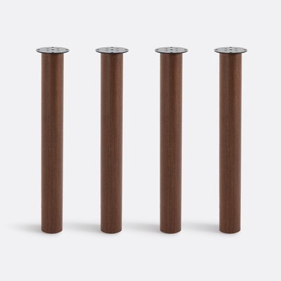 Set of 4 Table Legs, Veneered, Alzar LA REDOUTE INTERIEURS