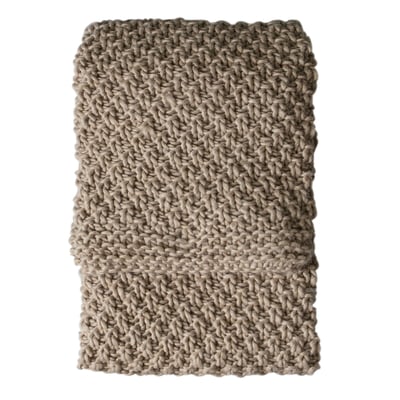 Chunky Knit Throw 130x170cm SO'HOME