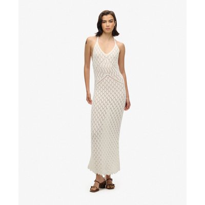 Robe longue dos nu en crochet SUPERDRY