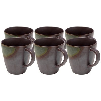 Lot de 6 mugs, HERMOSA KARE DESIGN