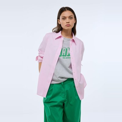 Chemise manches longues rayée en coton BIO GOTS MONOPRIX