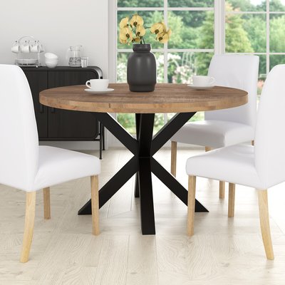 Waverly Mango Wood Round Dining Table (seats 4) ÉDITÉ