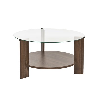 Table basse avec plateau en verre CLARA CALICOSY