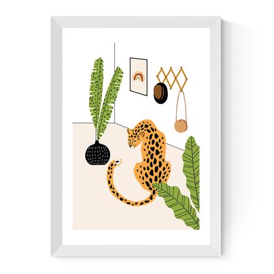 Cheetah House by Sundry Society Print EAST END PRINTS