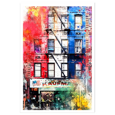 Affiche graffiti new york HEXOA