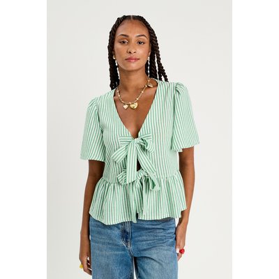 Blouse manches courtes noeuds CACHE CACHE