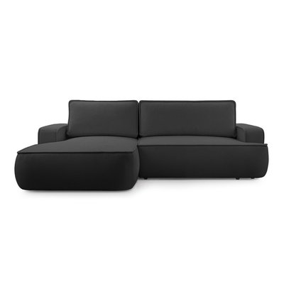 Canapé d'Angle Convertible en Tissu texturé 4 places - NESSINO LISA DESIGN
