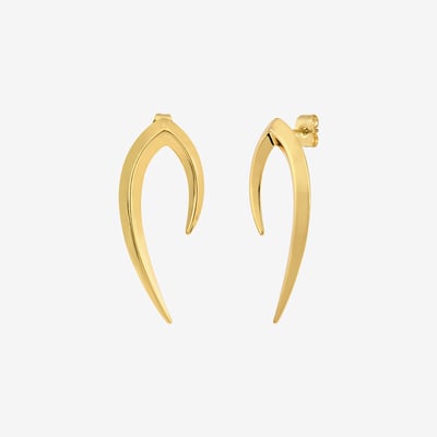Boucles d'oreilles dorées bronx- kind of things CAROLINE NAJMAN
