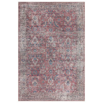 Floral Vintage Style Flatweave Rug SO'HOME
