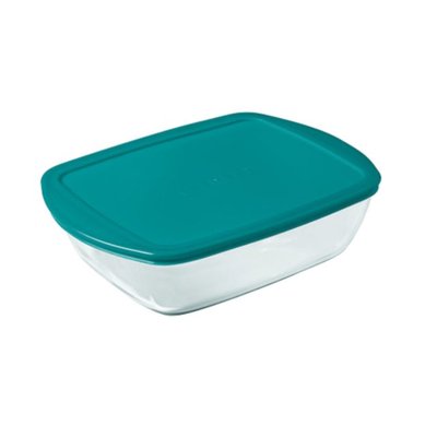 Plat rectangulaire en verre avec couvercle 1,2L - Cook & Store PYREX