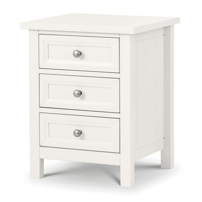 Portland Shaker Style 3 Drawer Bedside Table SO'HOME