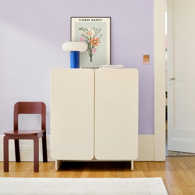 Armoire basse 2 portes, penderie et lingère, CESCO LA REDOUTE INTERIEURS