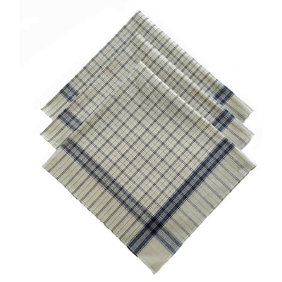 Lot de 12 mouchoirs Homme travail 47x51  100% coton DECORATIE