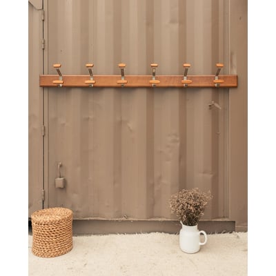 Porte-manteau en bois et métal Max N°492 - Bon état DEBONGOUT