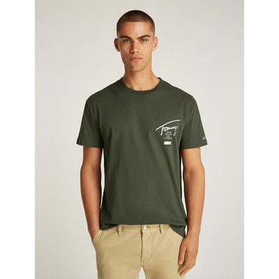 T-shirt de gola redonda signature TOMMY JEANS