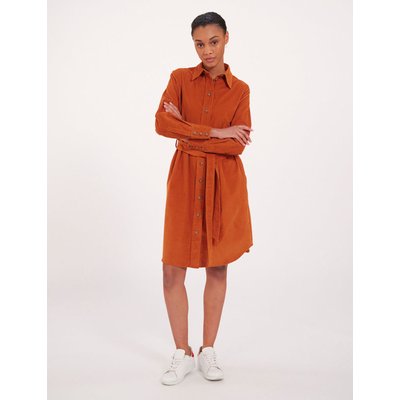 Robe Amour orange en velours INES DE LA FRESSANGE PARIS