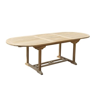 Table de jardin en teck extensible 8/10 places  MIDLAND BERAH GETAH