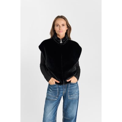Veste sans manches FAUVE LE TEMPS DES CERISES