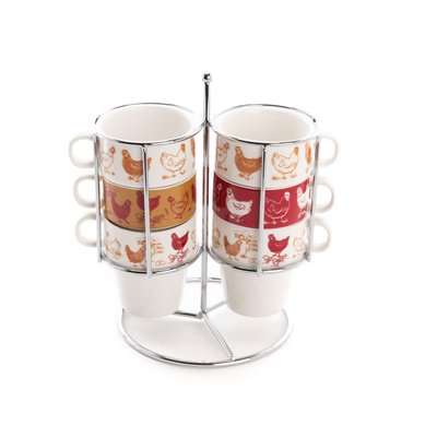 Coffret de 6 tasses expresso  -MAGGIE AMADEUS