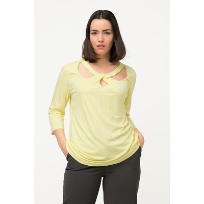 T-shirt, découpes, coupe Classic, col rond ULLA POPKEN
