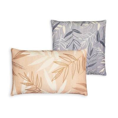 Housse de coussin 40x40 cm, coton/lin, Nagano LA REDOUTE INTERIEURS