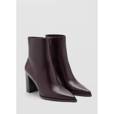 Bottines pointues à talon MANGO