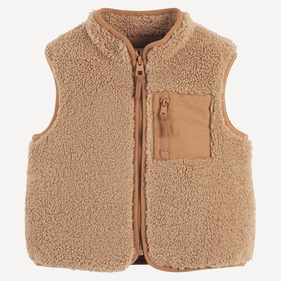 Gilet sans manches en sherpa, fermeture zippée LA REDOUTE COLLECTIONS