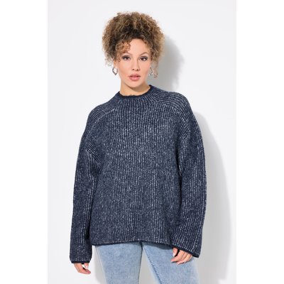 Pull col montant à rayures, manches longues ULLA POPKEN
