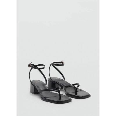 Sandales à lanières et talon MANGO